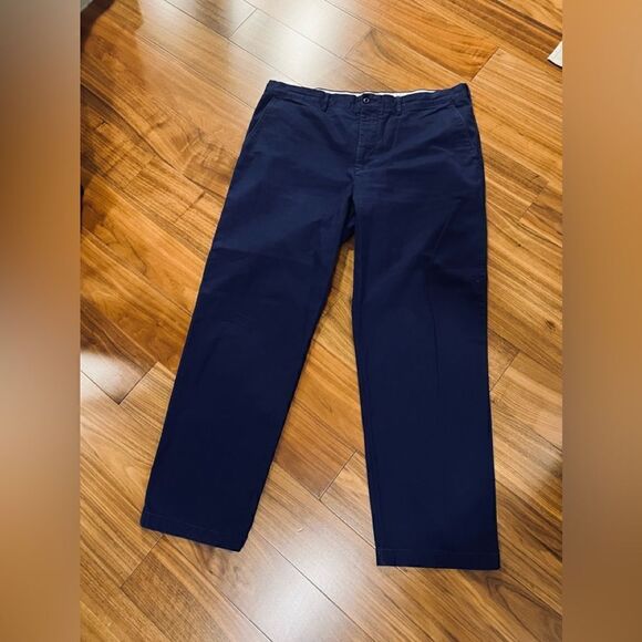 J Crew Classic Relaxed mens trousers size 38x32 - Picture 1 of 10